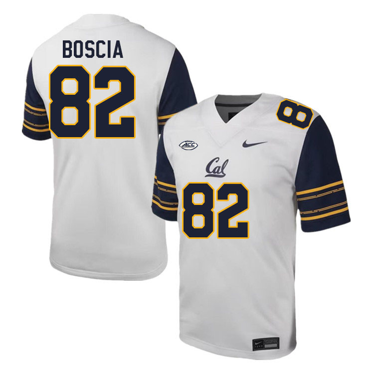 California Golden Bears #82 Cole Boscia ACC Conference College Football Jerseys Stitched-White